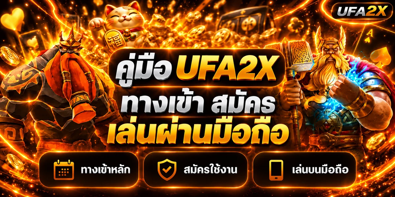 UFA2X คู่มือทางเข้า สมัคร Login และเล่นบนมือถือ